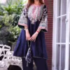 Deepti Dhillon In Mohsina - Dark Blue Short Kalidaar Chauga With Salwar